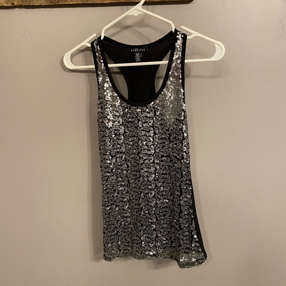 Sequin tank top
